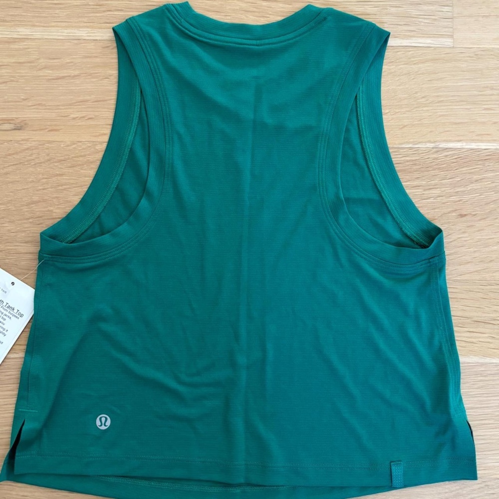Lululemon Ultralight Waist-Length Tank Top - Storm Teal - Picture 4 of 7